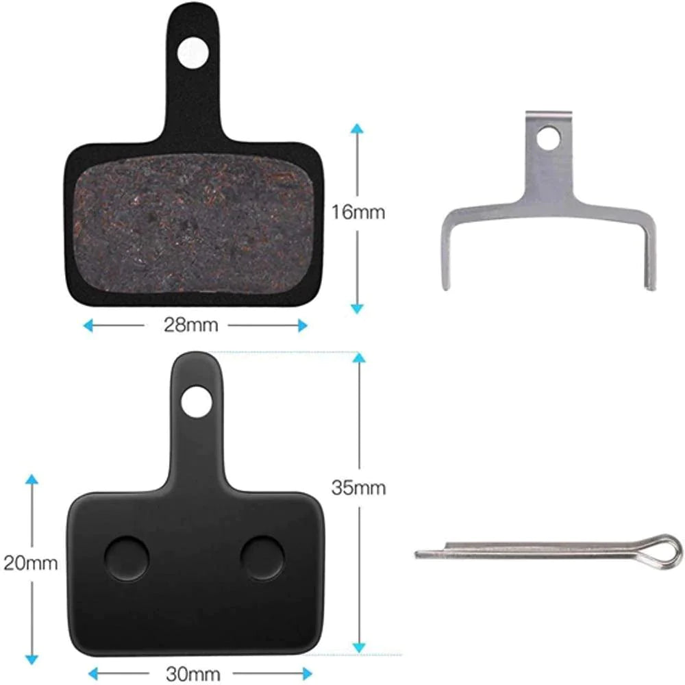 GUNAI all metal brake pads 2 pairs