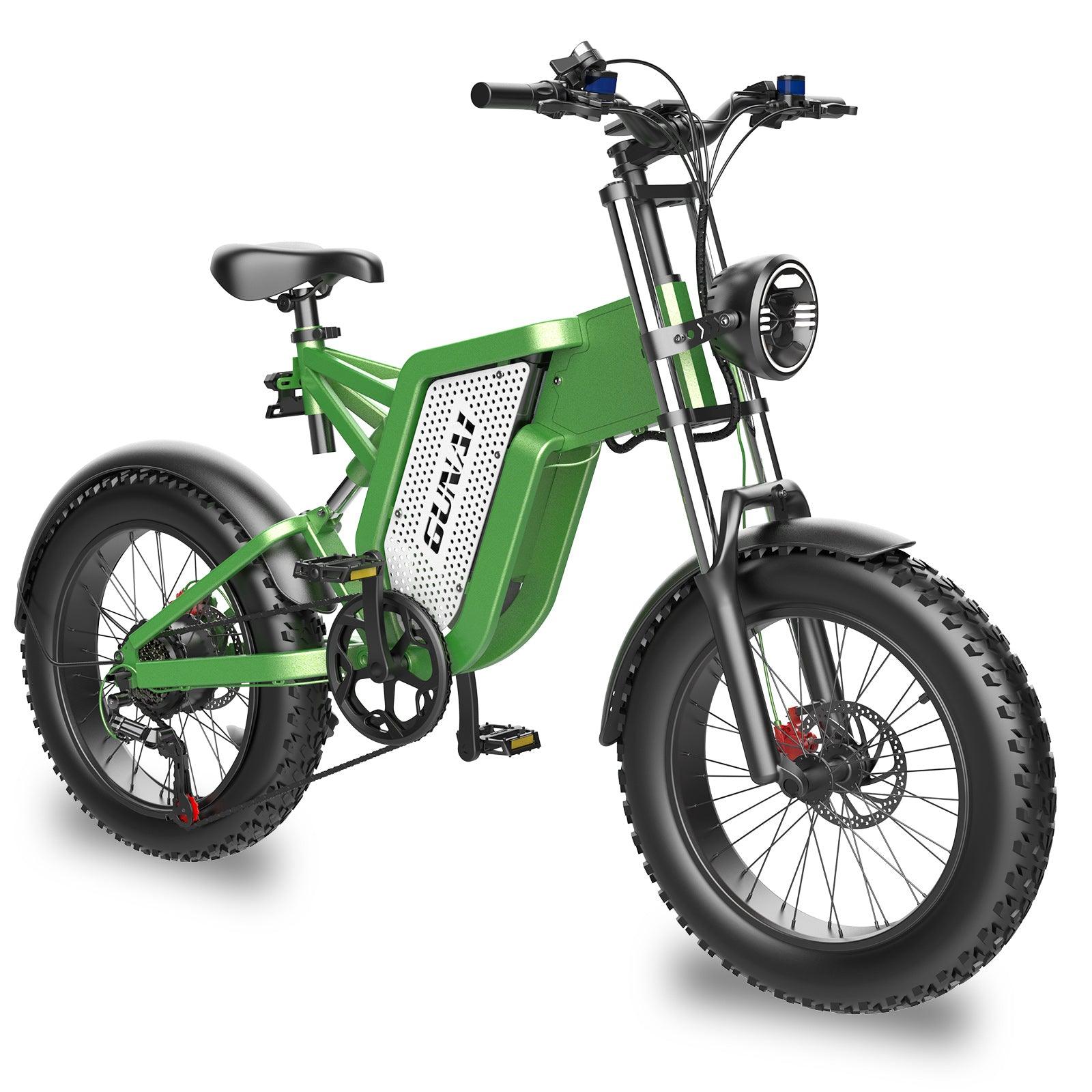 GUNAI MX25 1000W 20Inch Off-road Fat Tire Moutain Electric Bike