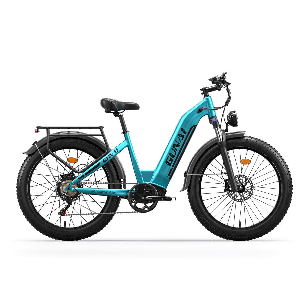 GUNAI-V Electric Bike 26’’ Ebike 1000W 48V21Ah