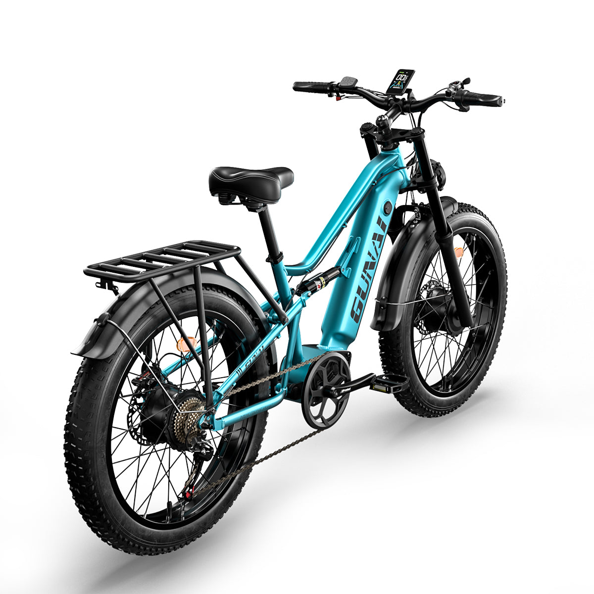 GUNAI-M2 Dual Motor Electric Bike Fat Tire Bike 48V17.5AH Battery