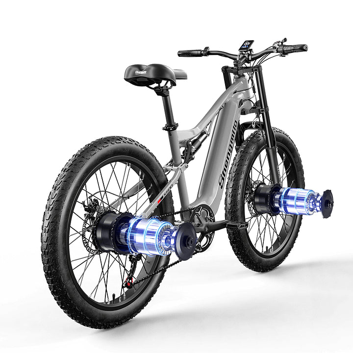 Shengmilo S600 48V17.5AH 26Inch 2000W Dual Motor Electric Bike SAMSUNG lithium-ion battery